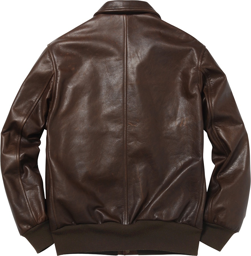Supreme/Schott® Leather A-2 Jacket view 4
